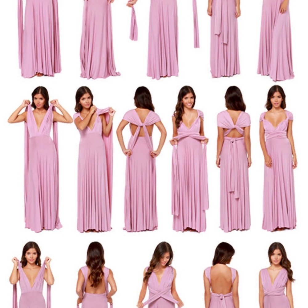 Lulus dark lilac Multiway Dress